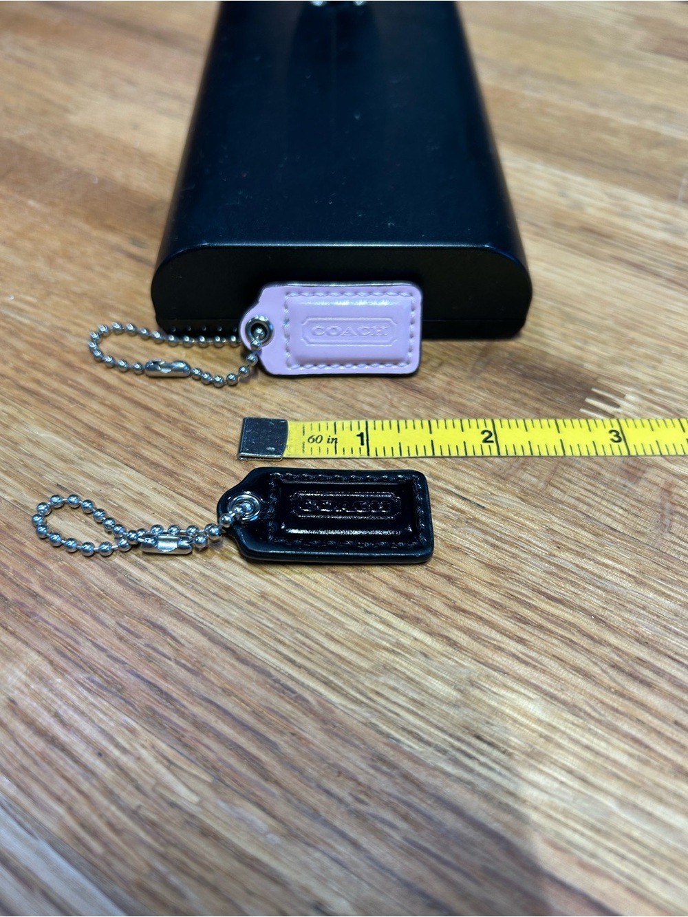 COACH Small Leather Hangtags